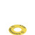Pizzato VE TF32A5101 Emergency Stop Label - 60mm Yellow Disc with Shaped Hole