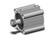 SMC CDQ2B80-50DCMZ-L compact cylinder compact cylinder, cq2-z