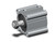 SMC CDQ2A80-40DMZ-M9BSAPC compact cylinder compact cylinder, cq2-z
