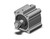 SMC CQ2A63-35DMZ-XC6 compact cylinder compact cylinder, cq2-z
