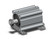 SMC CDQ2L100-100DCMZ-M9BSDPC compact cylinder compact cylinder, cq2-z