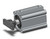 SMC CDQ2A40TN-40DZ-D compact cylinder compact cylinder, cq2-z