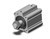 SMC CQ2A50-45DMZ-XC6 compact cylinder compact cylinder, cq2-z