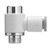 SMC KQ2VS03-34NP KQ2VS Series Inch Size One-touch Fittings Hexagon Socket Head Universal Male Elbow With Face Seal