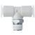 SMC KQ2T10-02GS KQ2T-G Series Metric Size One-touch Fittings Stainless Steel Male Branch Tee Connection Thread R
