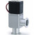 SMC XLS-16-5D-Q XLS Series Aluminum High Vacuum Angle Valve Electromagnetic/Bellows Pressure Balance Without Control Power Supply