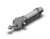 SMC CDM2U20-25AJZ round body cylinder cylinder, air