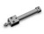 SMC CD85RAF12-50-B iso round body cylinder, c82, c85 cylinder, iso, dbl acting