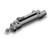 SMC CD85E8-25-A iso round body cylinder, c82, c85 cylinder, iso, dbl acting
