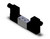 SMC VFS1220-5DB-01T 4/5 port solenoid valve 5 port pilot operated valve