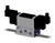 SMC VFR4440-3T-03N 4/5 port solenoid valve valve 3pos/ec, non plug-in