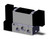 SMC VFR4200-3F-04N 4/5 port solenoid valve valve 2pos/dbl, plug-in