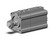 SMC CLQA40-30DM-B compact cylinder w/lock cyl, compact with lock