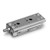 SMC MXQ8CL-10ZE MXQC Series Air Slide Table Single ported type