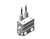 SMC CDUJB12-10D-F8PSAPC compact cylinder cyl, free mount, dbl acting
