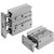 SMC MGPA63N-25-RL-M9PA MGPA Series Compact Guide Cylinder High Precision Ball Bushing Bearing Type