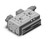 SMC MXQ16-20A-M9B4 guided cylinder cyl, slide table
