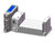 SMC SS0750-12C4C8SFA 3 port solenoid valve plug-in type stacking manifold