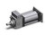 SMC CLSG125-200 tie rod cylinder w/lock cls cylinder