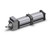 SMC CDLST125TN-500 tie rod cylinder w/lock cls cylinder