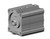 SMC CDLQA100-25D-B compact cylinder w/lock cyl, compact with lock