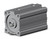 SMC RDQA80-100-M9BWZ compact cylinder cyl, compact, air cushion, sw capable