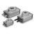 SMC MSQB50A-A90L-XN MSQ Series Rotary Table Rack & Pinion Style MSQB Basic Type