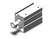 SMC CDUJS16-20DM compact cylinder cyl, free mount, dbl acting