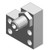 SMC MXQ-CT12-X11 MXQ Series Air Slide Table Stroke Adjuster (Accessory)