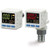 SMC ISE20C-R-02-W ISE20C(H) Series 3-Screen Display High-Precision Digital Pressure Switch For General Fluids 2 Outputs + Analog Output (Voltage/Current) For Positive Pressure