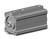 SMC CDLQA50-50D-F compact cylinder w/lock cyl, compact with lock