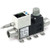 SMC PF3W704S-03-A-M digital flow switch, water, pf3w 3-color digital flow siwtch for water