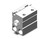 SMC CDUJS20-10S-M9PWSAPCS compact cylinder cyl, free mount, sgl acting