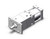 SMC CNSF140TF-100-D tie rod cylinder w/lock power lock cylinder