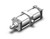 SMC CS2T125-300 tie rod cylinder cylinder, tie rod, cs2