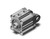 SMC CQ2XD32-15D compact cylinder cyl, low speed, dbl acting