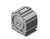 SMC NCDQ8WB300-037 compact cylinder compact cylinder, ncq8