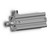 SMC CDBQ2A63-100DCM-RL compact cylinder cyl, compact, locking, sw capable