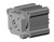 SMC CDQMA40TN-5 compact cylinder w/guide compact guide rod cylinder, cqm