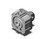 SMC NCQ8C200-012C compact cylinder compact cylinder, ncq8