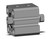 SMC CQSWB16-5DC compact cylinder cyl, compact, dbl rod