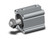 SMC CQ2B40-30DMZ-L compact cylinder compact cylinder, cq2-z