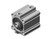 SMC CQ2A50-45DZ-XB6 compact cylinder compact cylinder, cq2-z