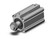 SMC CDQ2B32-50DCMZ-M9BWL-XC6 compact cylinder compact cylinder, cq2-z