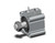 SMC CDQ2A50-10DMZ-M9BVL compact cylinder compact cylinder, cq2-z