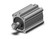 SMC CDQ2A63-75DCMZ-A93L-XC35 compact cylinder compact cylinder, cq2-z