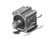 SMC CDQ2A63-20DMZ-XB14 compact cylinder compact cylinder, cq2-z