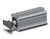 SMC CDQ2B40-75DZ-D-A93ZS compact cylinder compact cylinder, cq2-z
