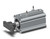 SMC CDQ2B32TN-50DZ-LD-M9PVSDPC compact cylinder compact cylinder, cq2-z