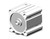 SMC CDQ2B180-100DCZ-M9BZ compact cylinder compact cylinder, cq2-z